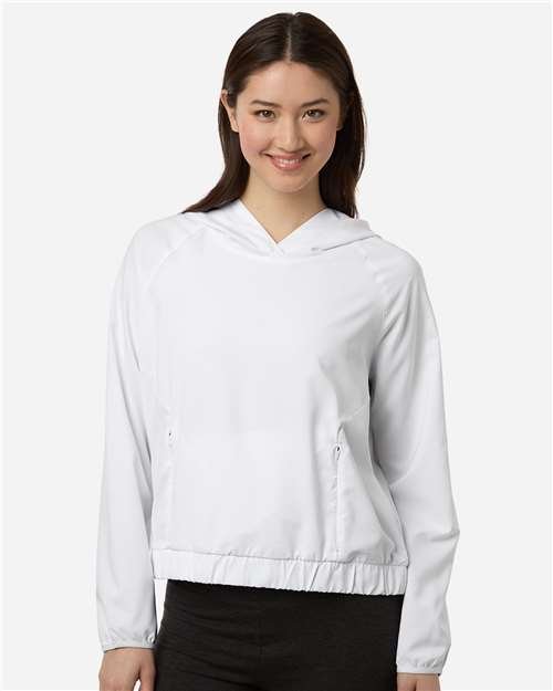 Ladies Ultra UVP Shoreline Long Sleeve Hooded Pullover - Image 3